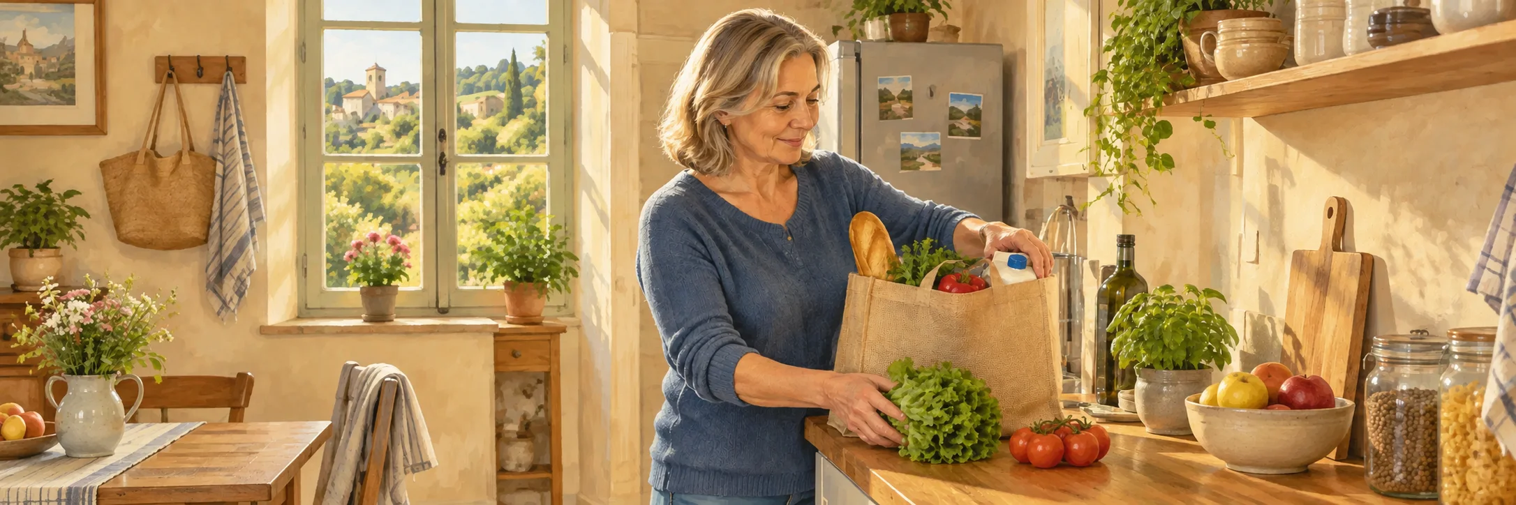 A client receives a small one-off delivery at home.